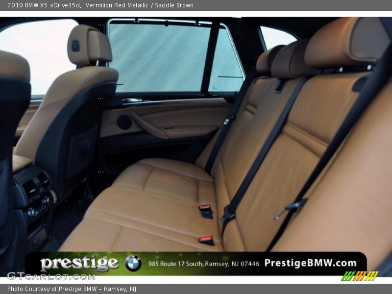 Vermilion Red Metallic / Saddle Brown 2010 BMW X5 xDrive35d