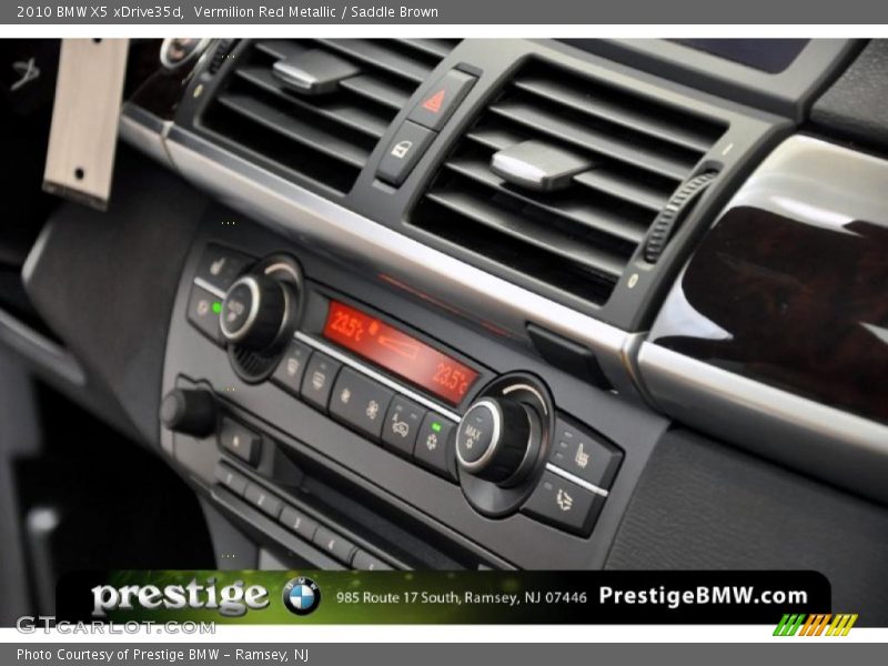 Vermilion Red Metallic / Saddle Brown 2010 BMW X5 xDrive35d