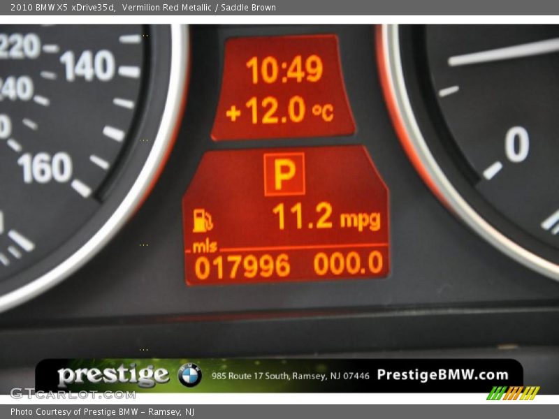 Vermilion Red Metallic / Saddle Brown 2010 BMW X5 xDrive35d