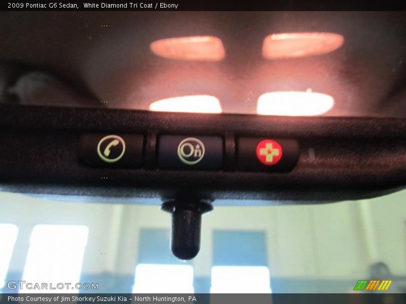 White Diamond Tri Coat / Ebony 2009 Pontiac G6 Sedan