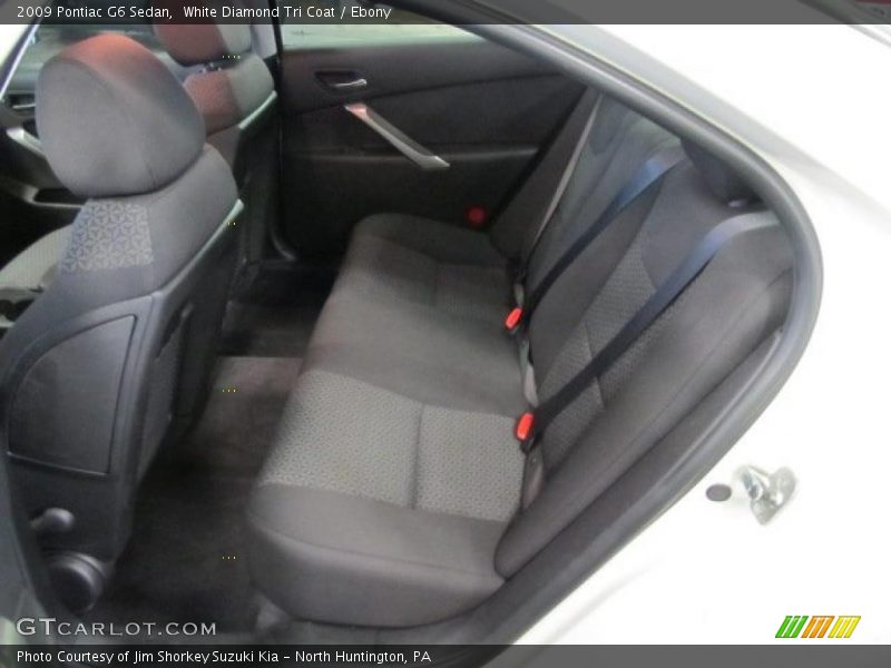White Diamond Tri Coat / Ebony 2009 Pontiac G6 Sedan