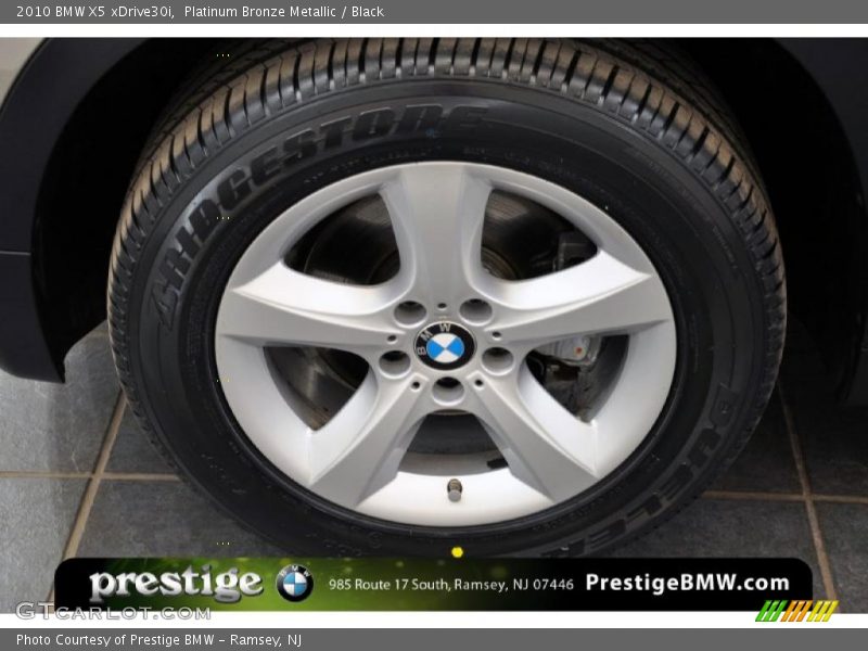 Platinum Bronze Metallic / Black 2010 BMW X5 xDrive30i
