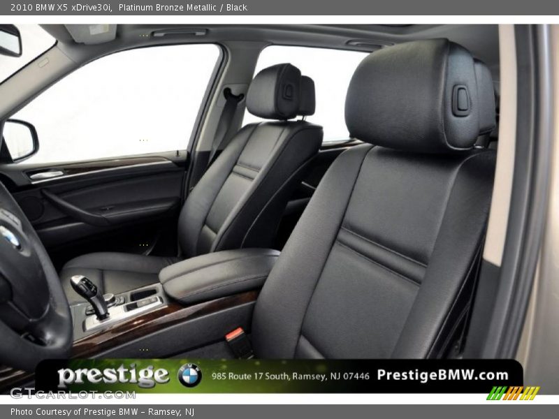 Platinum Bronze Metallic / Black 2010 BMW X5 xDrive30i