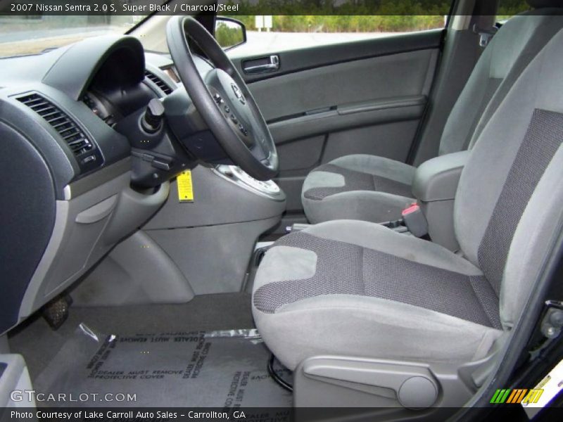 Super Black / Charcoal/Steel 2007 Nissan Sentra 2.0 S