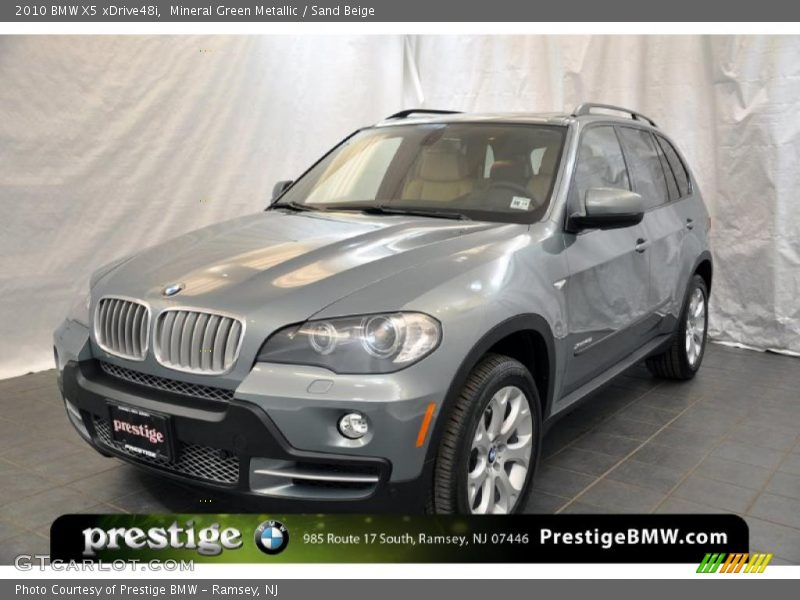 Mineral Green Metallic / Sand Beige 2010 BMW X5 xDrive48i
