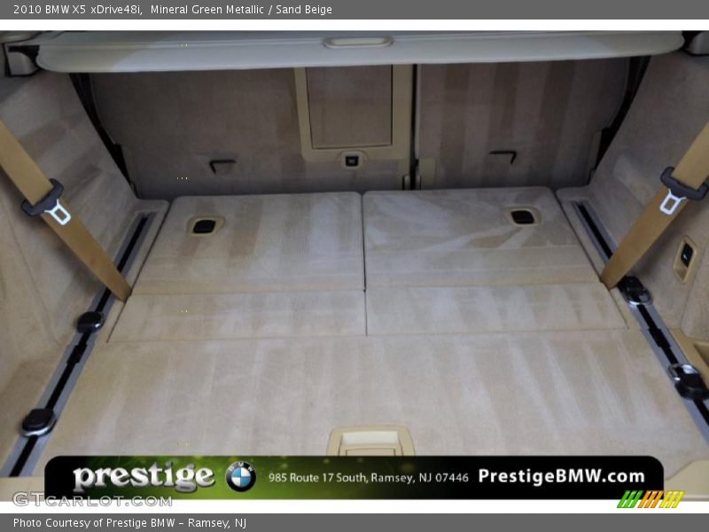 Mineral Green Metallic / Sand Beige 2010 BMW X5 xDrive48i