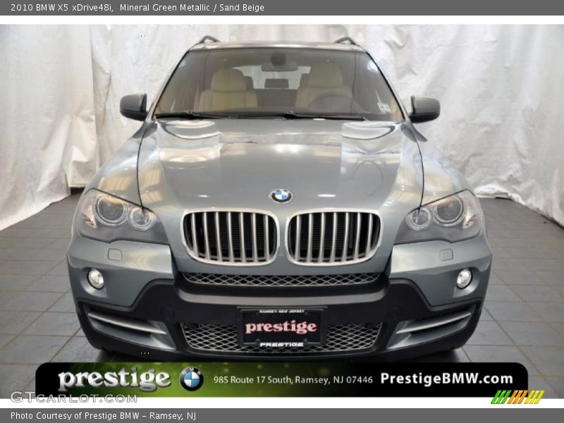 Mineral Green Metallic / Sand Beige 2010 BMW X5 xDrive48i