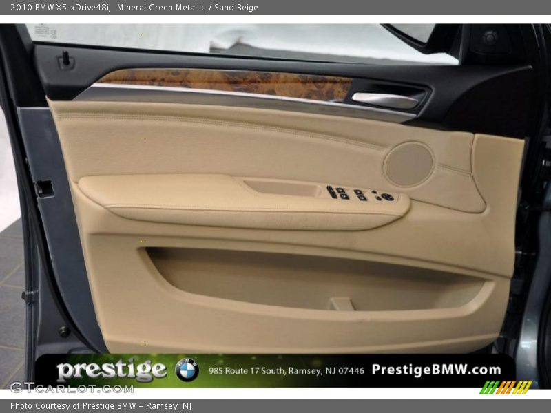 Mineral Green Metallic / Sand Beige 2010 BMW X5 xDrive48i