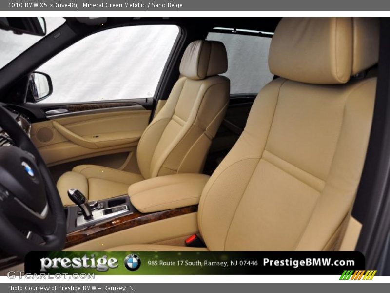 Mineral Green Metallic / Sand Beige 2010 BMW X5 xDrive48i