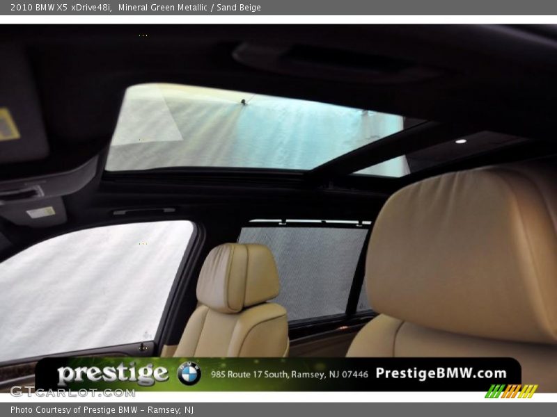 Mineral Green Metallic / Sand Beige 2010 BMW X5 xDrive48i