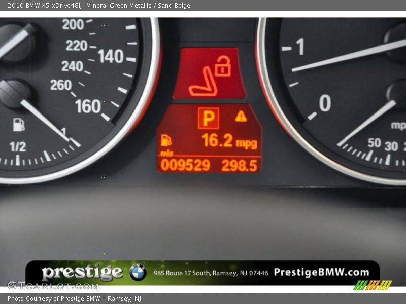 Mineral Green Metallic / Sand Beige 2010 BMW X5 xDrive48i