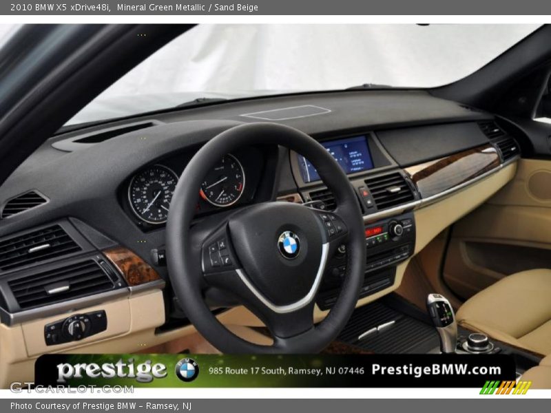 Mineral Green Metallic / Sand Beige 2010 BMW X5 xDrive48i