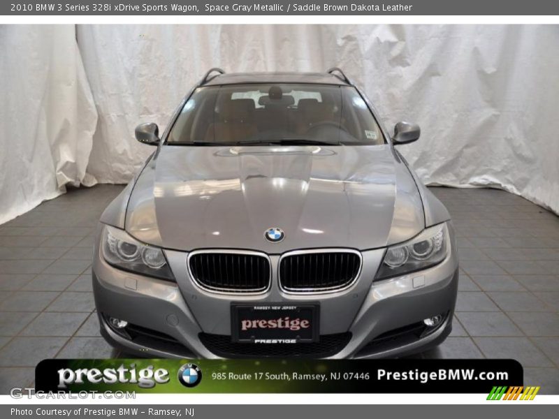 Space Gray Metallic / Saddle Brown Dakota Leather 2010 BMW 3 Series 328i xDrive Sports Wagon