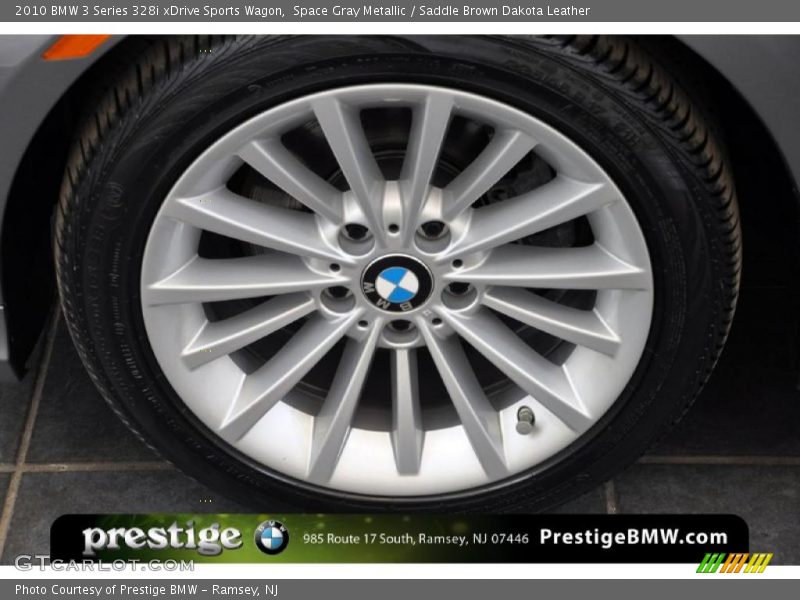 Space Gray Metallic / Saddle Brown Dakota Leather 2010 BMW 3 Series 328i xDrive Sports Wagon