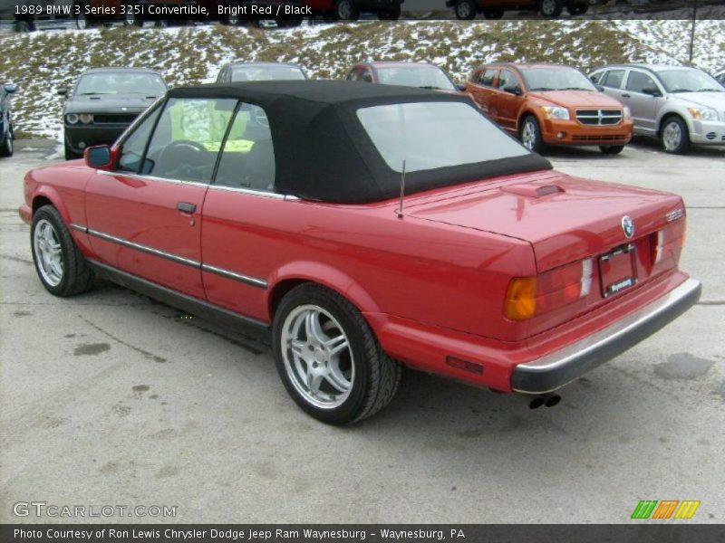  1989 3 Series 325i Convertible Bright Red