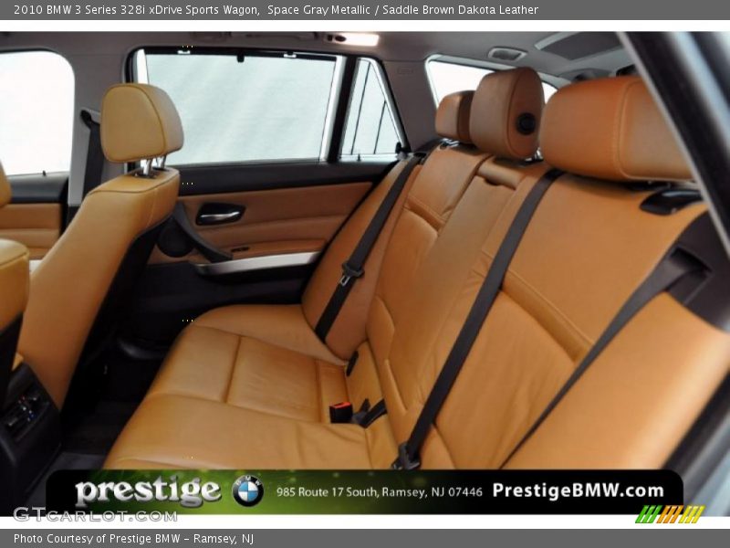 Space Gray Metallic / Saddle Brown Dakota Leather 2010 BMW 3 Series 328i xDrive Sports Wagon