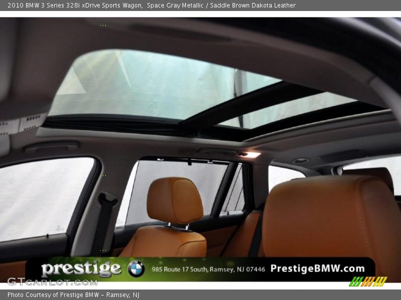 Space Gray Metallic / Saddle Brown Dakota Leather 2010 BMW 3 Series 328i xDrive Sports Wagon