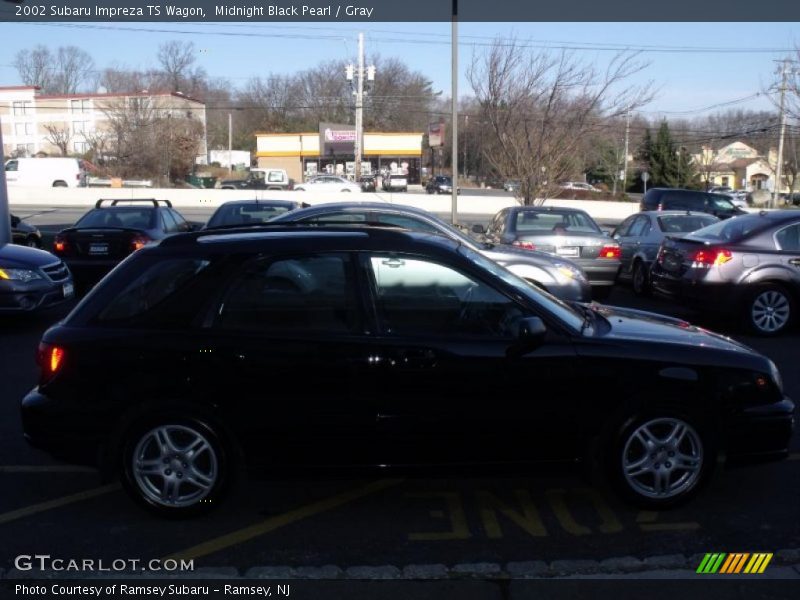 Midnight Black Pearl / Gray 2002 Subaru Impreza TS Wagon