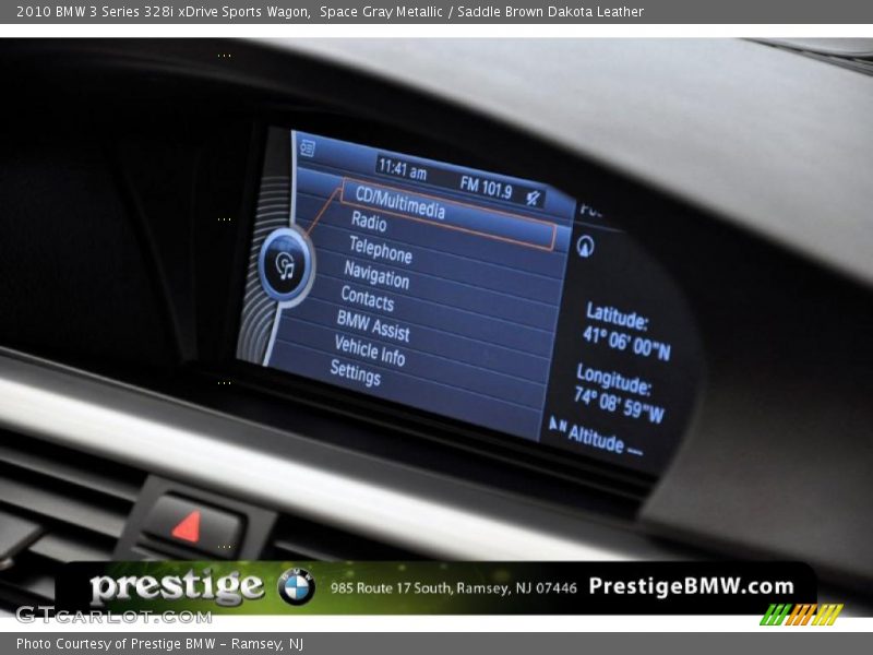 Space Gray Metallic / Saddle Brown Dakota Leather 2010 BMW 3 Series 328i xDrive Sports Wagon