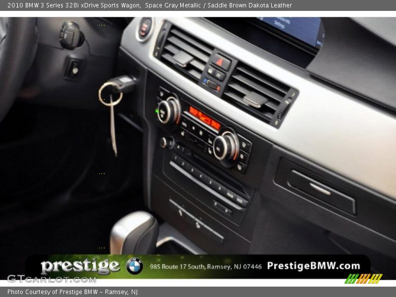 Space Gray Metallic / Saddle Brown Dakota Leather 2010 BMW 3 Series 328i xDrive Sports Wagon