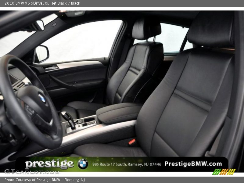 Jet Black / Black 2010 BMW X6 xDrive50i
