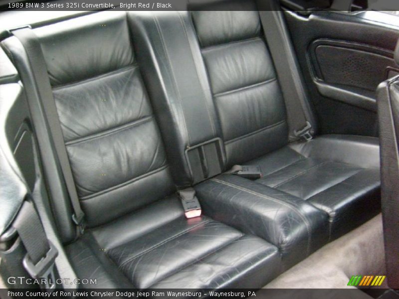  1989 3 Series 325i Convertible Black Interior