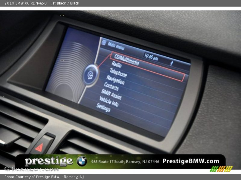 Jet Black / Black 2010 BMW X6 xDrive50i