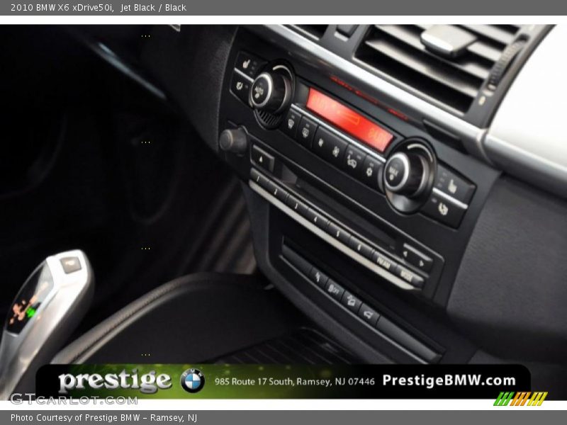 Jet Black / Black 2010 BMW X6 xDrive50i