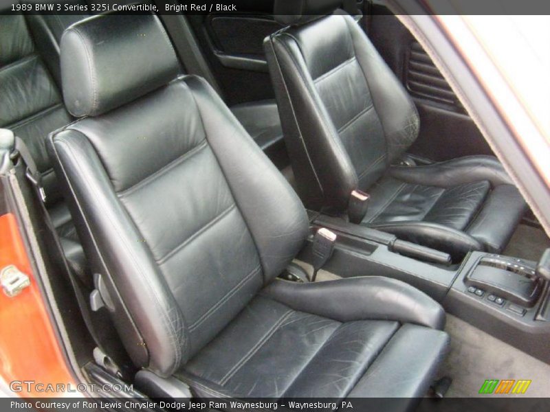  1989 3 Series 325i Convertible Black Interior