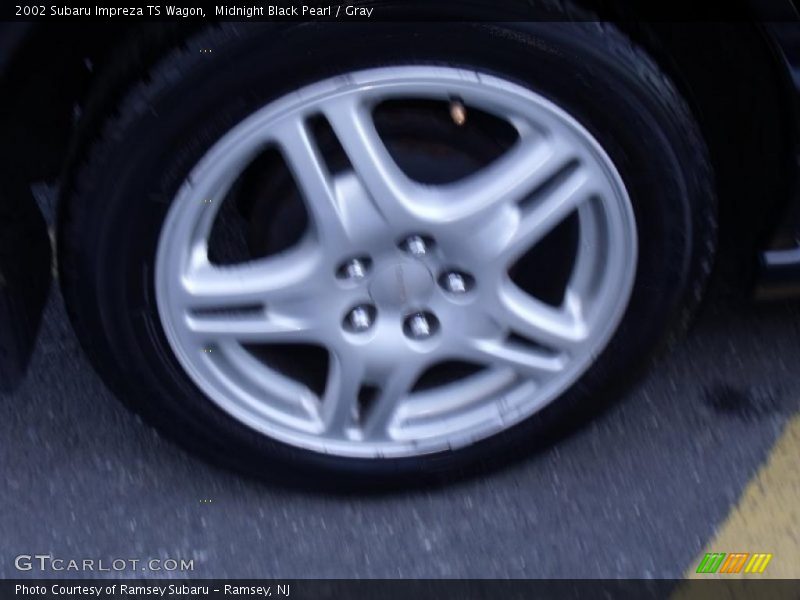 Midnight Black Pearl / Gray 2002 Subaru Impreza TS Wagon
