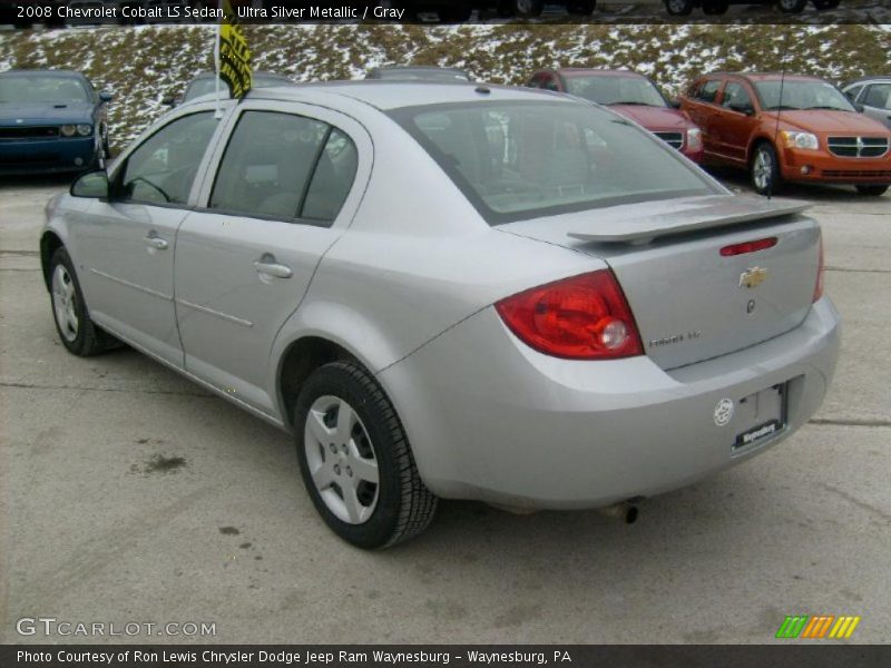 Ultra Silver Metallic / Gray 2008 Chevrolet Cobalt LS Sedan