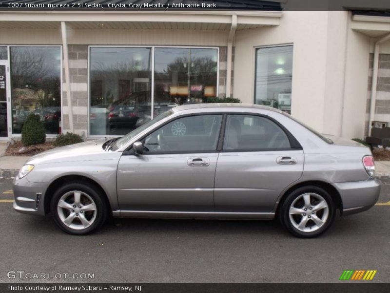 Crystal Gray Metallic / Anthracite Black 2007 Subaru Impreza 2.5i Sedan