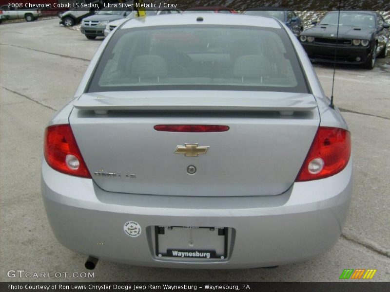 Ultra Silver Metallic / Gray 2008 Chevrolet Cobalt LS Sedan