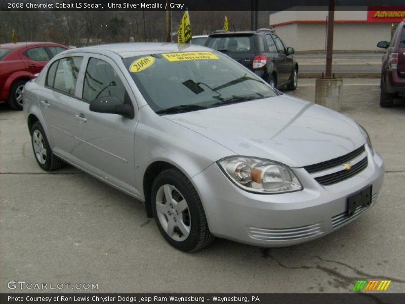 Ultra Silver Metallic / Gray 2008 Chevrolet Cobalt LS Sedan