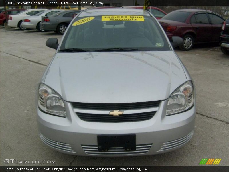 Ultra Silver Metallic / Gray 2008 Chevrolet Cobalt LS Sedan