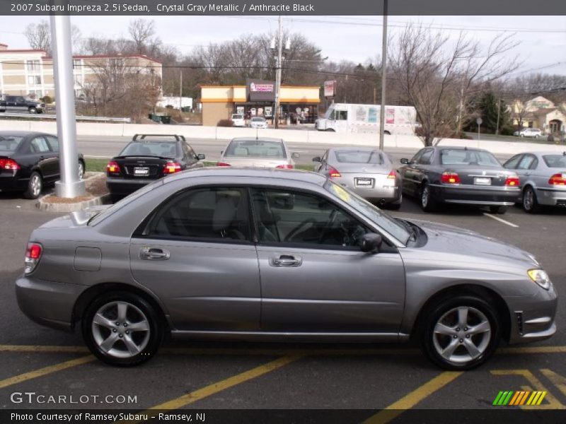 Crystal Gray Metallic / Anthracite Black 2007 Subaru Impreza 2.5i Sedan