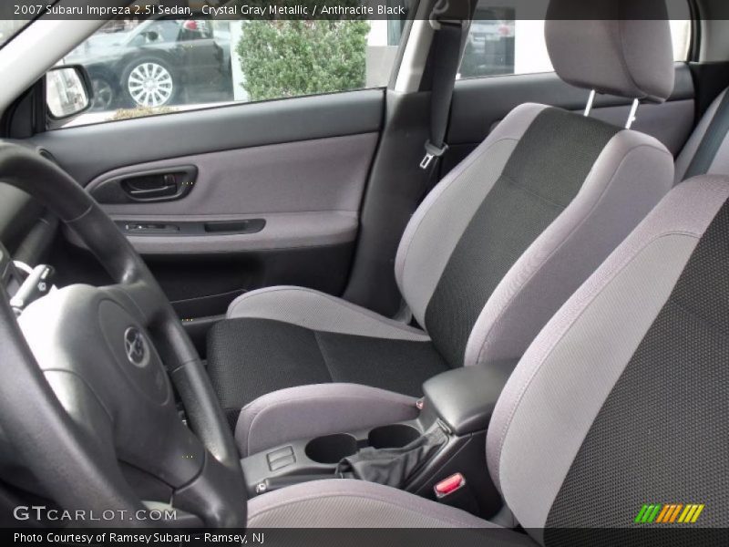 Crystal Gray Metallic / Anthracite Black 2007 Subaru Impreza 2.5i Sedan