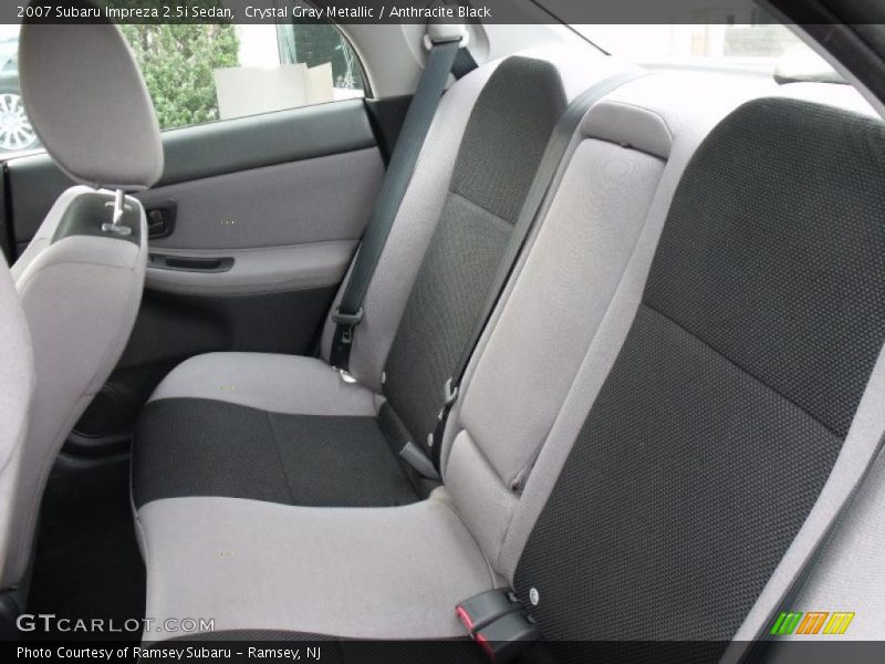 Crystal Gray Metallic / Anthracite Black 2007 Subaru Impreza 2.5i Sedan