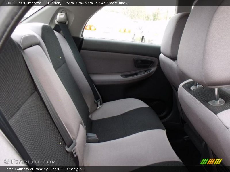 Crystal Gray Metallic / Anthracite Black 2007 Subaru Impreza 2.5i Sedan