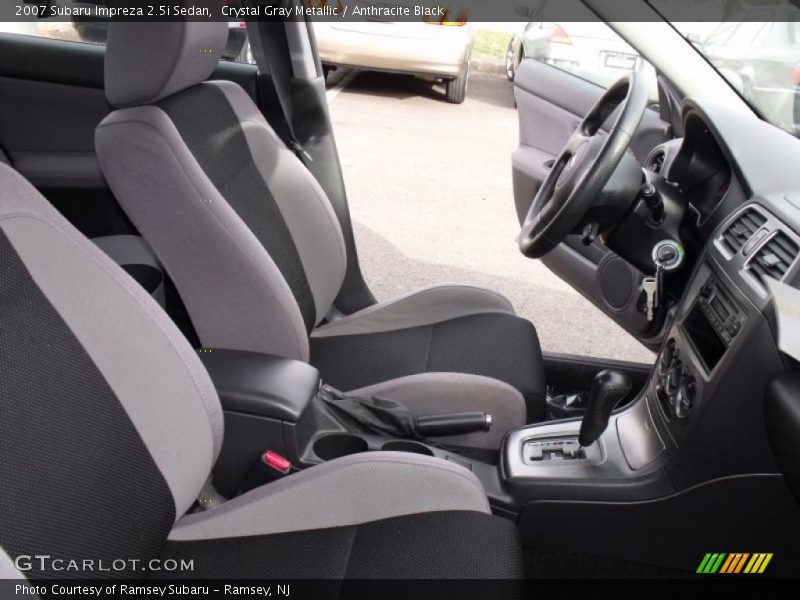 Crystal Gray Metallic / Anthracite Black 2007 Subaru Impreza 2.5i Sedan