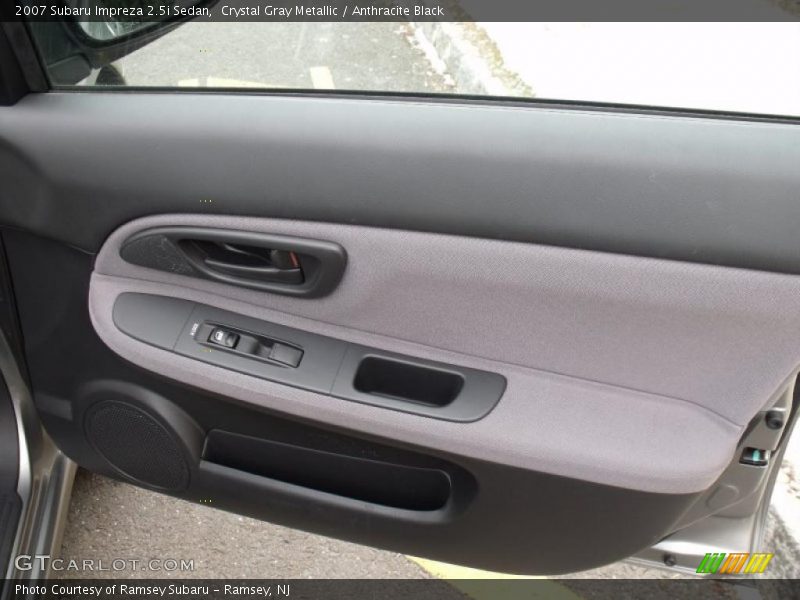 Crystal Gray Metallic / Anthracite Black 2007 Subaru Impreza 2.5i Sedan