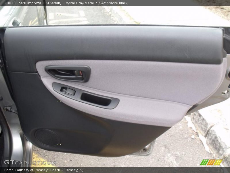 Crystal Gray Metallic / Anthracite Black 2007 Subaru Impreza 2.5i Sedan