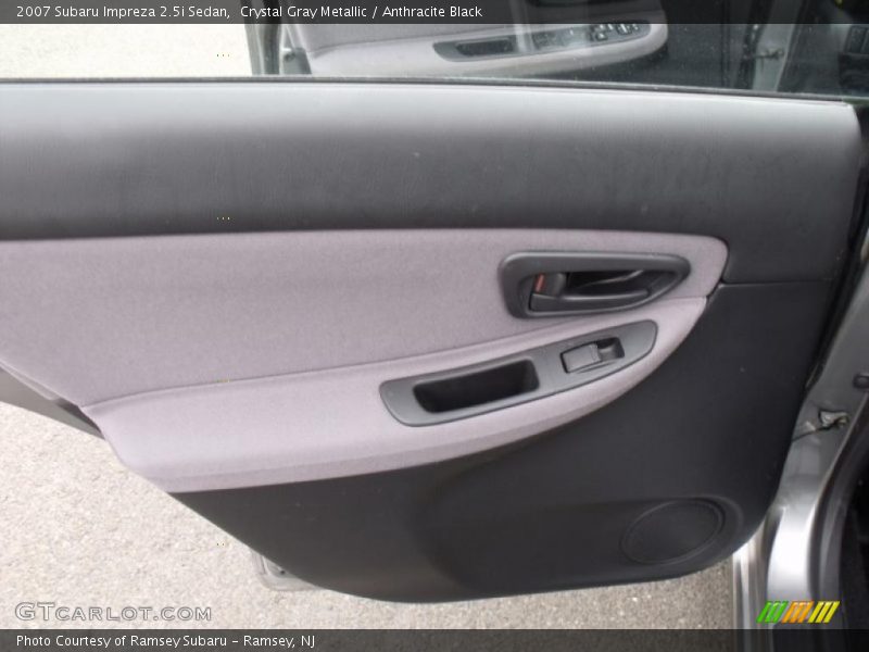 Crystal Gray Metallic / Anthracite Black 2007 Subaru Impreza 2.5i Sedan