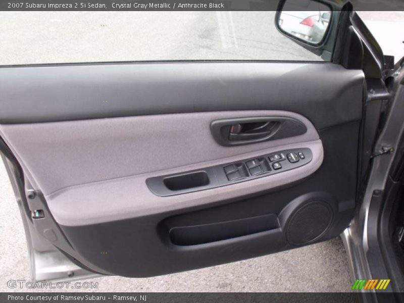 Crystal Gray Metallic / Anthracite Black 2007 Subaru Impreza 2.5i Sedan