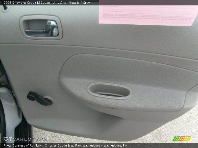 Ultra Silver Metallic / Gray 2008 Chevrolet Cobalt LS Sedan