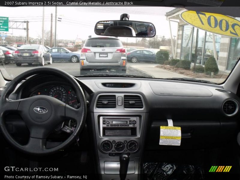 Crystal Gray Metallic / Anthracite Black 2007 Subaru Impreza 2.5i Sedan