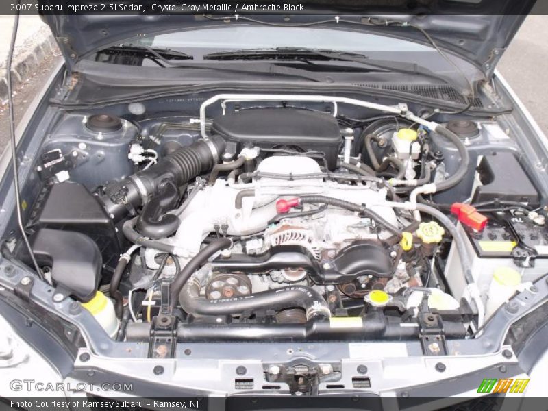Crystal Gray Metallic / Anthracite Black 2007 Subaru Impreza 2.5i Sedan