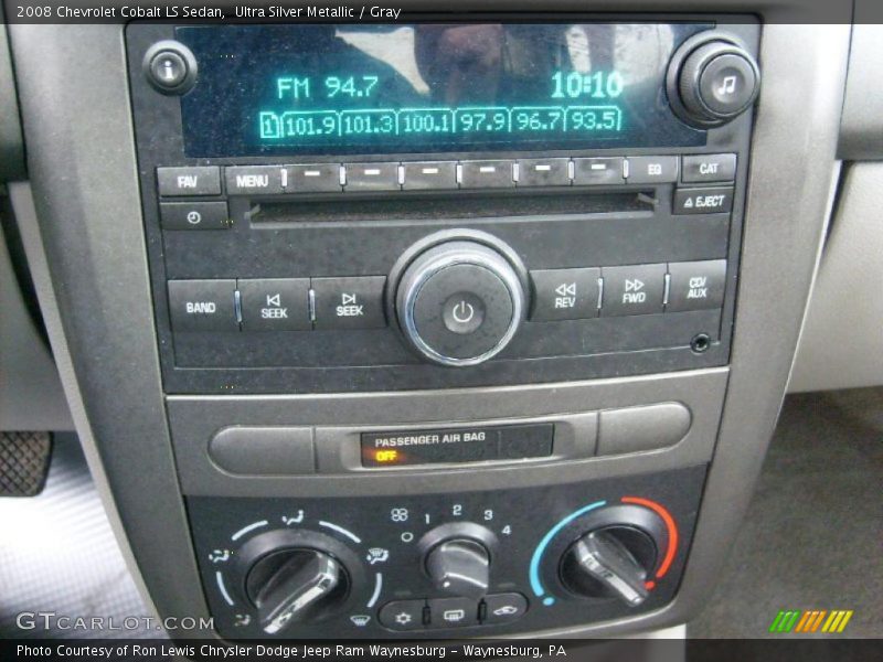 Ultra Silver Metallic / Gray 2008 Chevrolet Cobalt LS Sedan