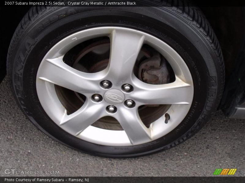 Crystal Gray Metallic / Anthracite Black 2007 Subaru Impreza 2.5i Sedan