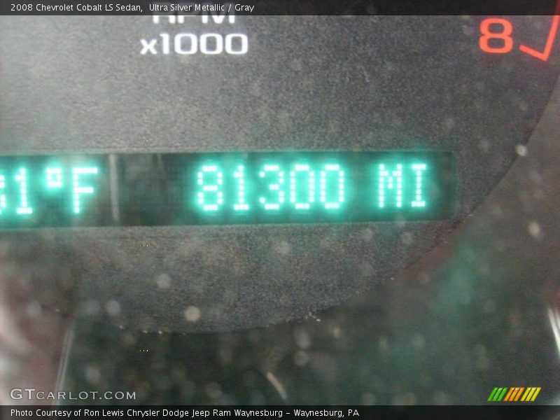 Ultra Silver Metallic / Gray 2008 Chevrolet Cobalt LS Sedan